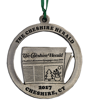 The Cheshire Herald Pewter Ornament